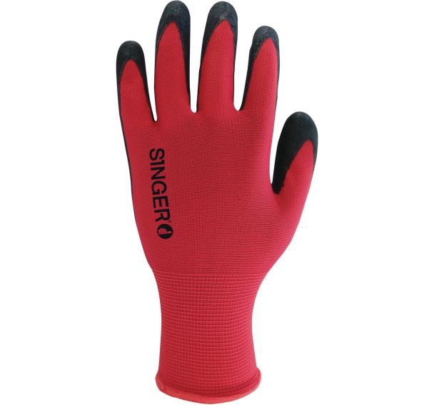 Gants polyester aéré tricoté enduction latex mousse - Singer
