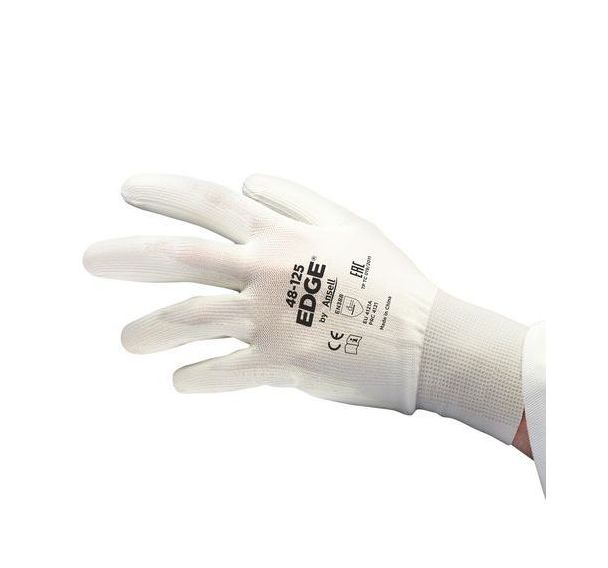 Gants pour travaux légers enduction nitrile Edge® 48-125 Blanc - Ansell