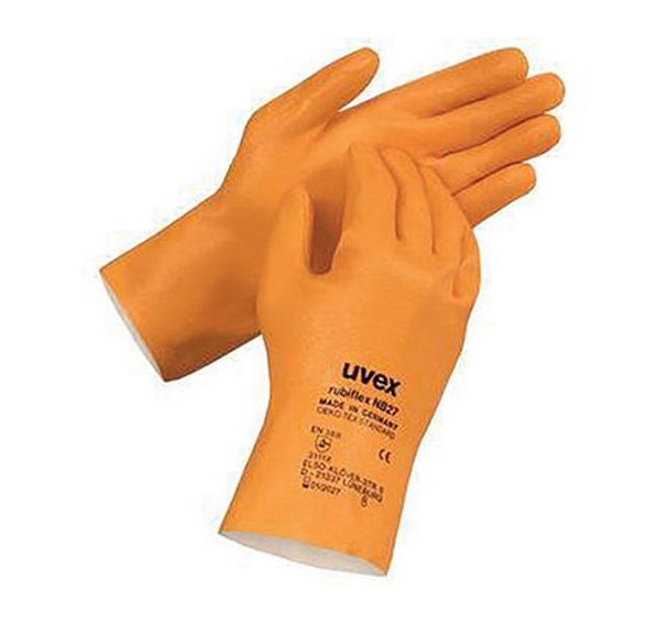 Gants protection chimique Rubiflex NB27 - Uvex