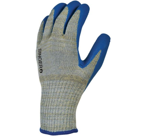 Gants tricoté en fil aramide paume enduction latex - Singer