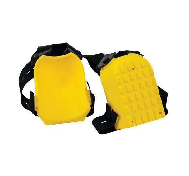 Genouillères jaunes 2 lanières din en 14404 niveau 1