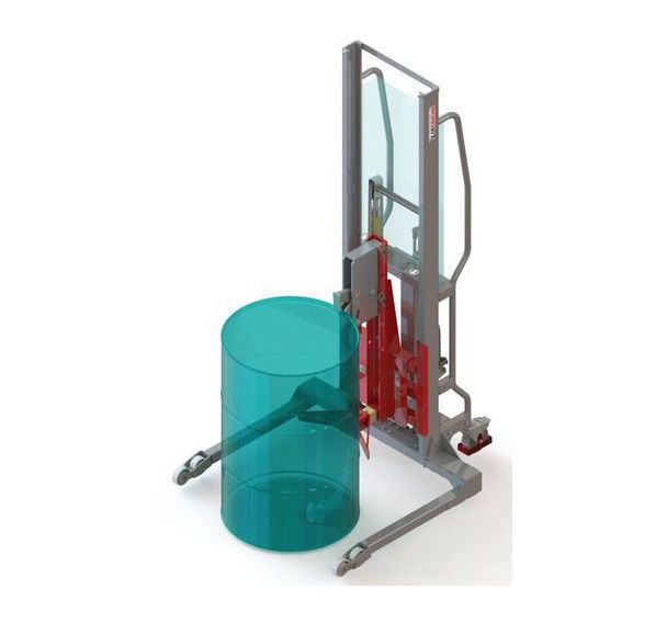 Gerbeur manuel pince automatique 1 fût Levfix600