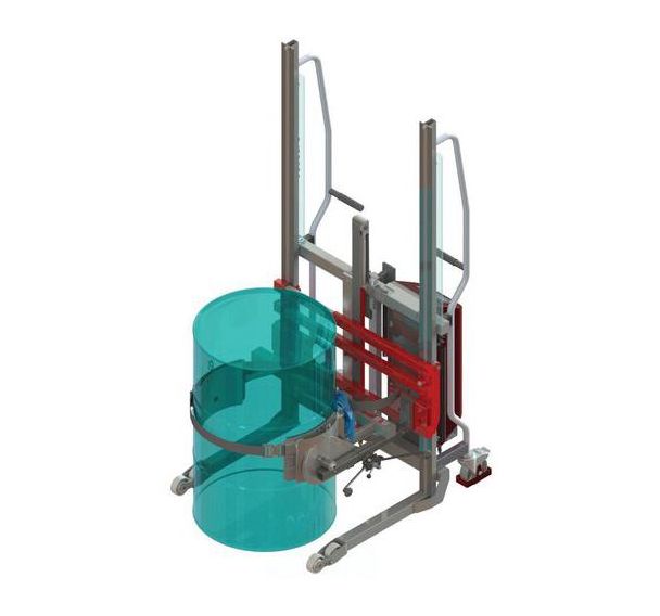 Gerbeur semi-électrique avec accessoire Rotofûts Lev300