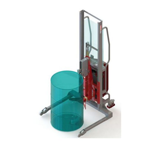 Gerbeur semi-électrique pince automatique 1 fût Levfix600