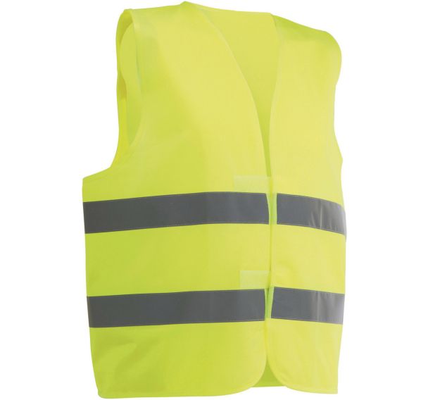 Gilet de signalisation polyester à bandes grises - Singer