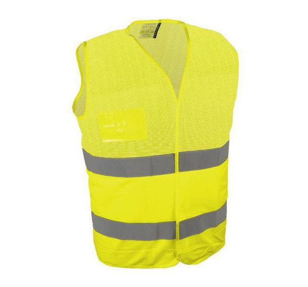 Gilet de signalisation polyester/mesh a bandes grises - Singer Safety