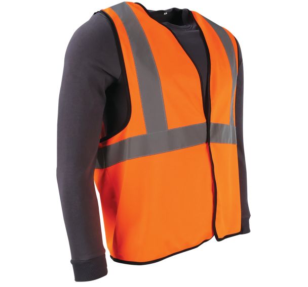 Gilet haute visibilité Orange - Manutan Expert