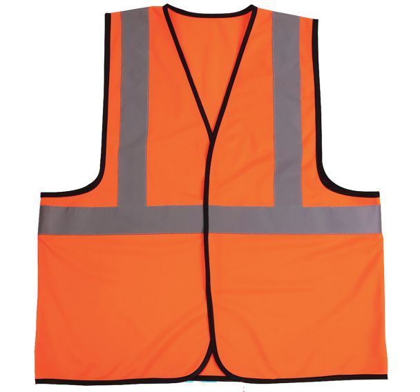 Gilet haute visibilité Orange taille M - Manutan