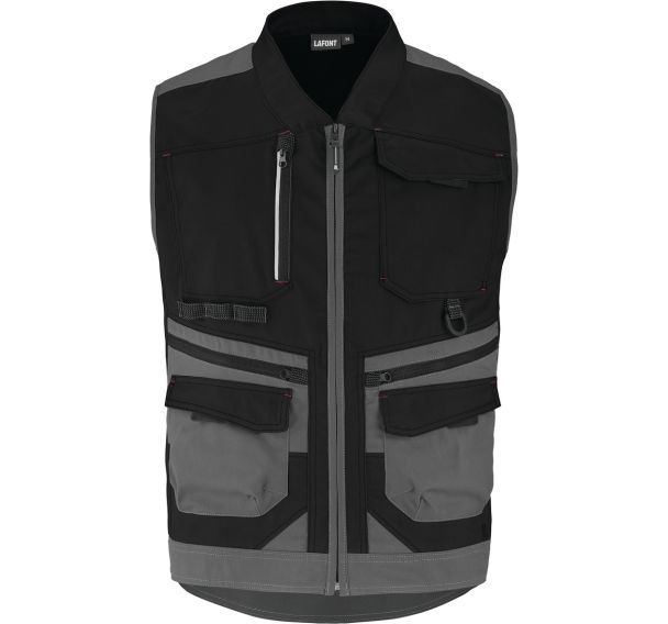 Gilet homme Trowel 9ATT3 - Noir/Gris - Lafont