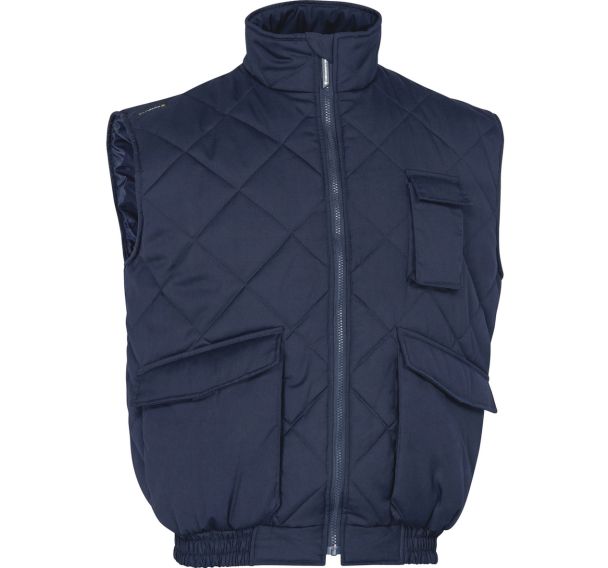 Gilet matelassé CLUSES2 polyester/coton Bleu Taille : M