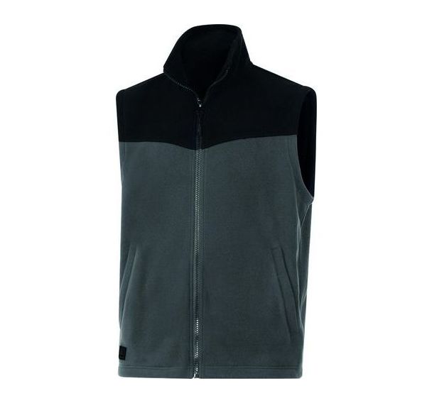 Gilet polaire sans manches - GILLI Gris Foncé - Noir - Delta Plus