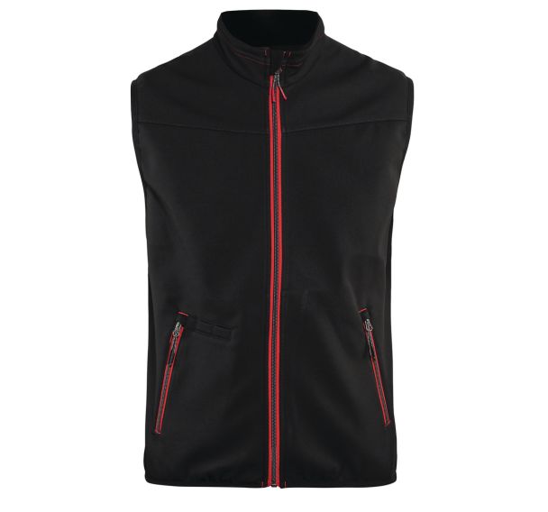 Gilet sans manche noir/rouge