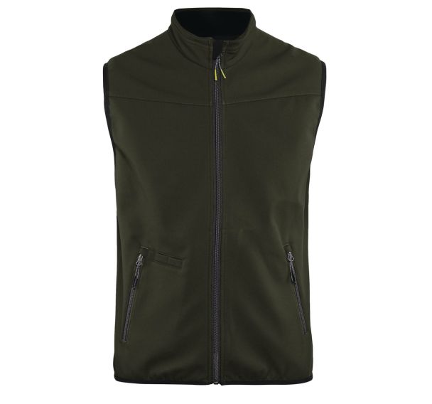 Gilet sans manche vert olive/noir