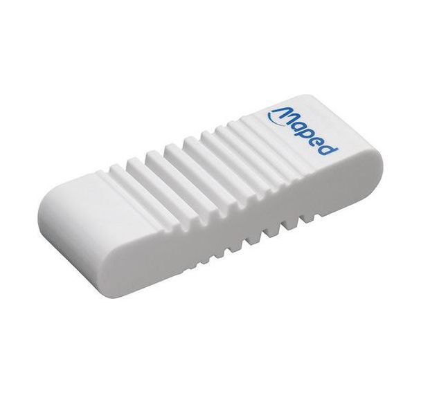 Gomme KIDY LEARN CONCENTRATION texturée blanche