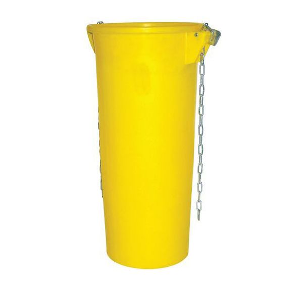 Goulotte jaune avec mousquetons