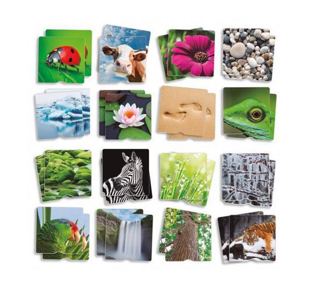 Grand memory tactile thème nature