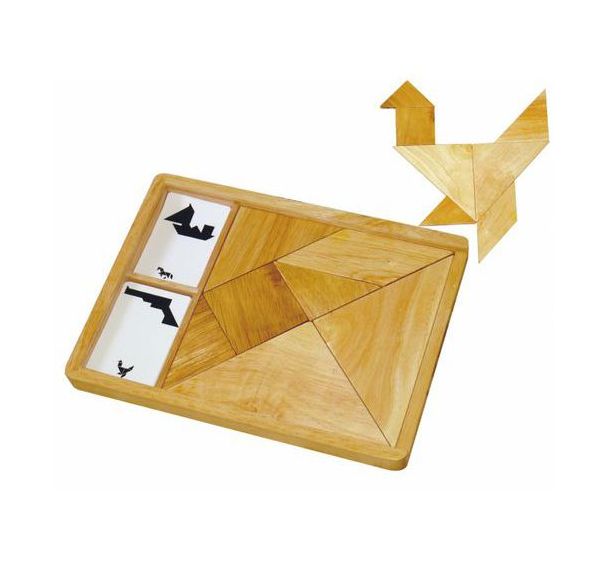 Grand tangram bois