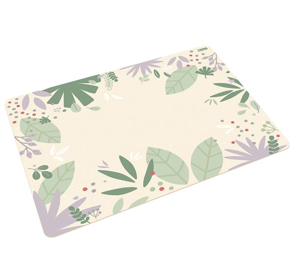 Grand tapis de regroupement vinyle - feuilles-Nathan