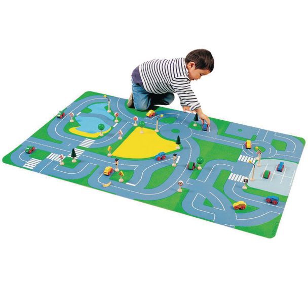 Grand tapis de routes