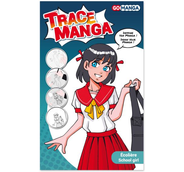Graph'it trace-manga - Fille 'écolière'