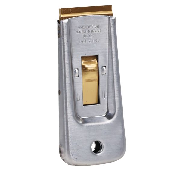 Grattoir de poche pour vitre - 4,5 cm - Manutan