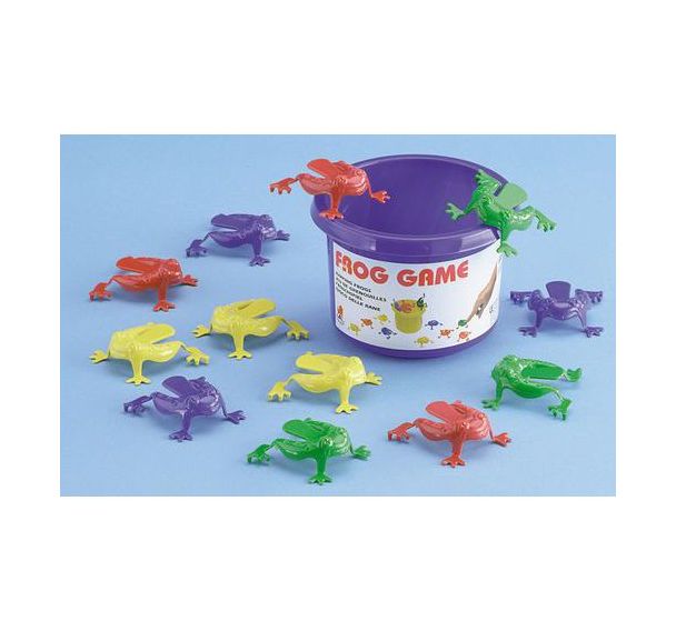 Grenouilles sauteuses en plastique