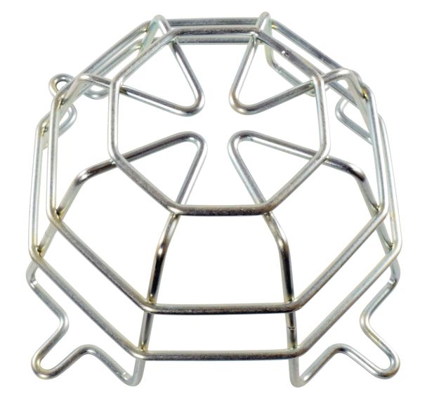 Grille de protection pour détecteur autonome fumé e DAAFchromée
