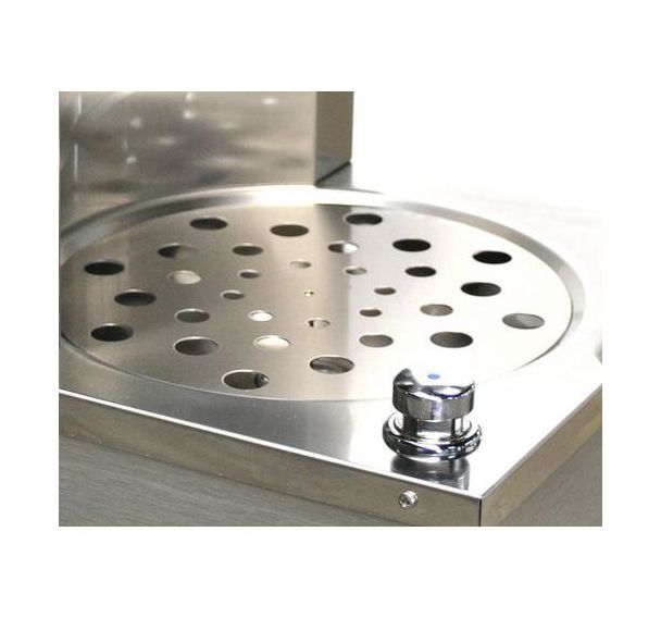 Grille inox  pose-carafes pour fontaine à eau froide