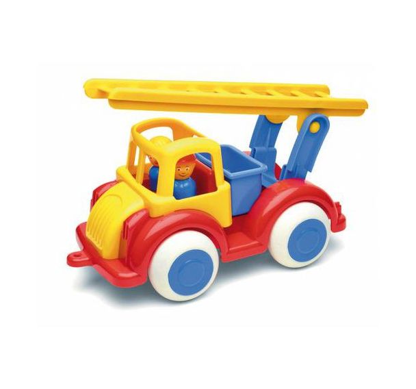 Gros camion échelle + 2 personnages 25 cm