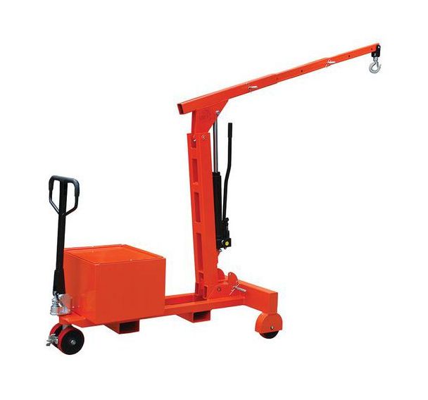 Grue d'atelier manuelle porte-à-faux