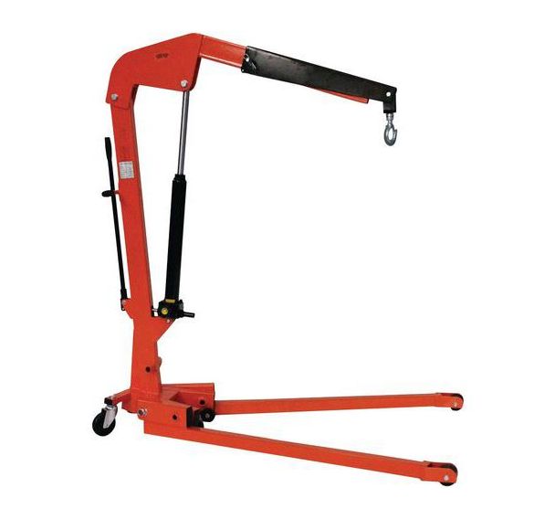 Grue d'atelier pliante à flèche - 3 positions - Force 500 Kg et 1 T