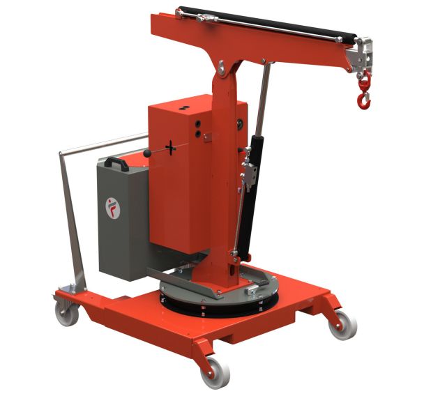 Grue d’atelier porte-a-faux rotation manuelle electrique - Stockman