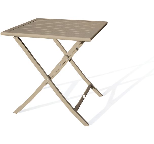 Gueridon jardin pliant Marius 70x70cm - CityGarden