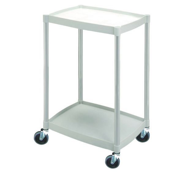 Guéridon plastique 48.5x36.5 cm- 2 plateaux
