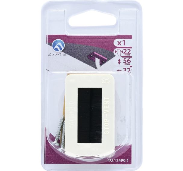 Guide sangle stop vent-Plastique Blanc