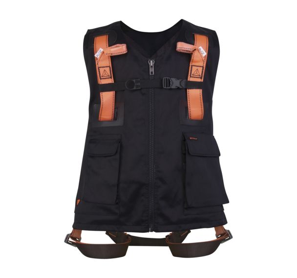 Harnais-gilet antichute - 2 points Premium -Taille L - Noir