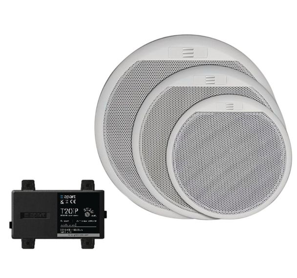 Haut-parleur encastrable étanche 100V 2 voies - Apart