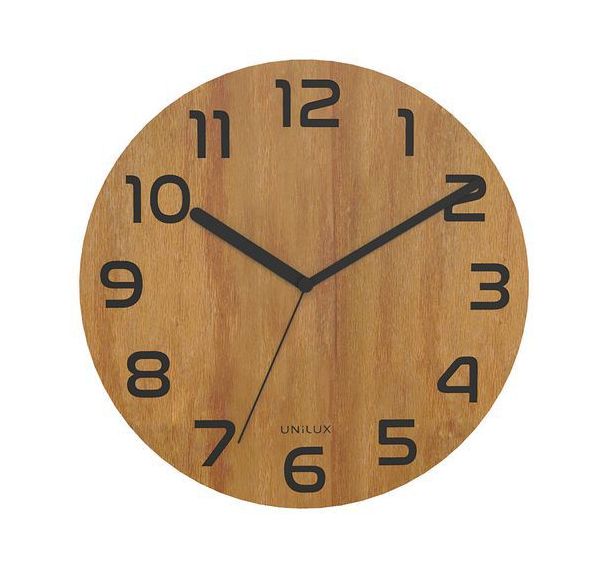 Horloge Palma Bambou noir/bois