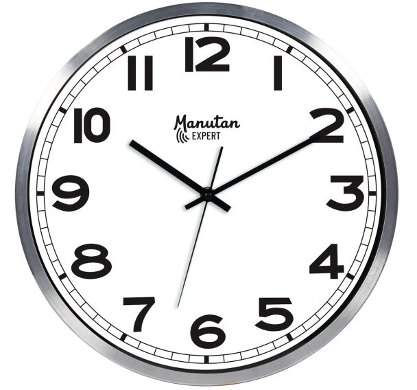 Horloge analogique murale à quartz Ø 30 cm - Manutan