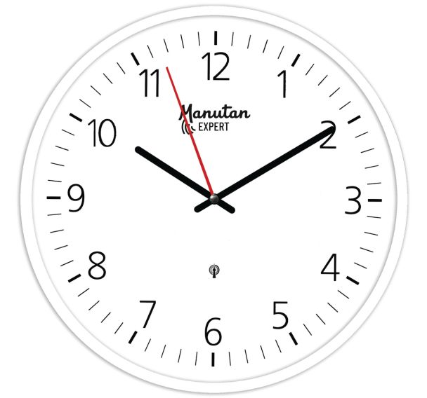 Horloge analogique murale à quartz Ø 30 cm - Manutan