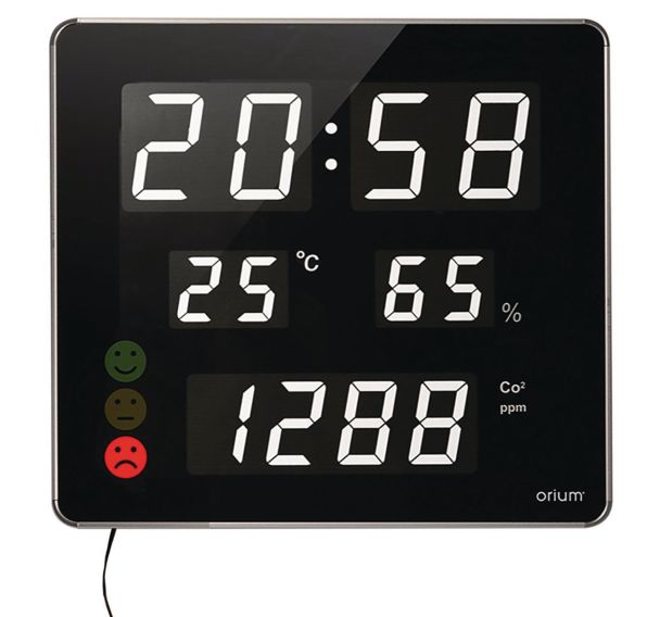 Horloge capteur de CO2 Quaelis 18 - Orium