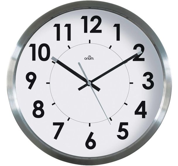 Horloge inox Stan Ø25 cm