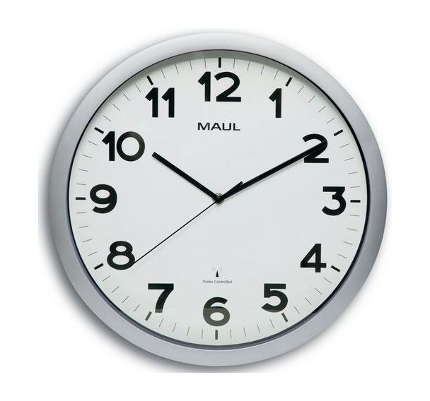 Horloge murale Maul step radio pilotée batterie incluse - Maul