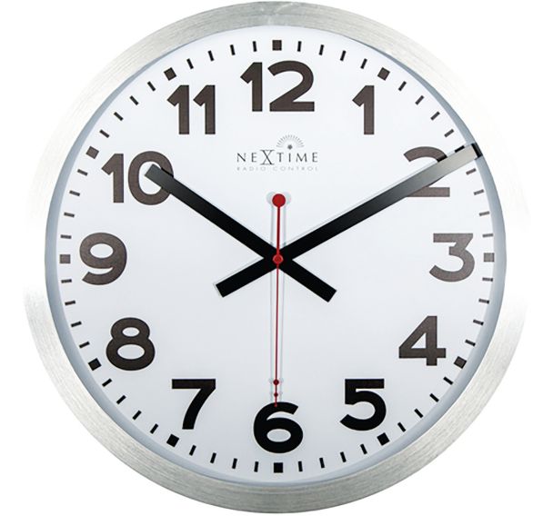 Horloge murale design Station Radio Controlled (DCF) Numbers - NeXtime