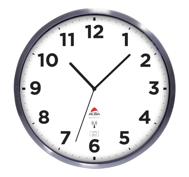 Horloge quartz Ø 35,5 cm radio pilotée extérieur