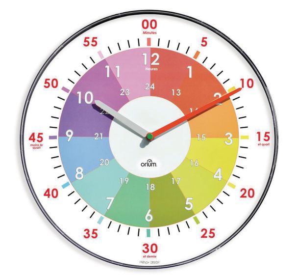 Horloge silencieuse Practice Ø30 cm - Orium