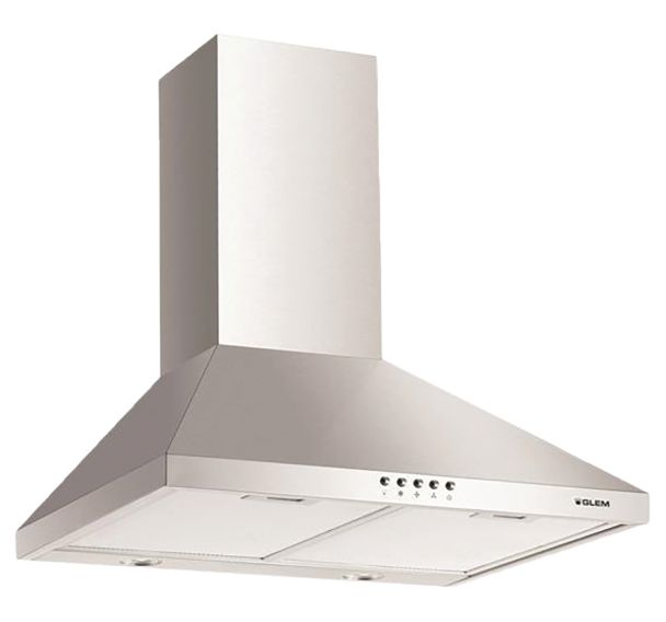 Hotte décorative murale GHP650SS - Débit 569 m3/h - Glem