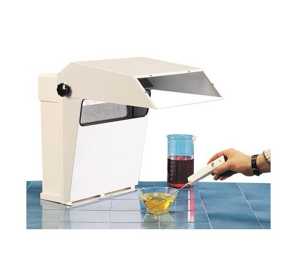 Hotte portative à visière