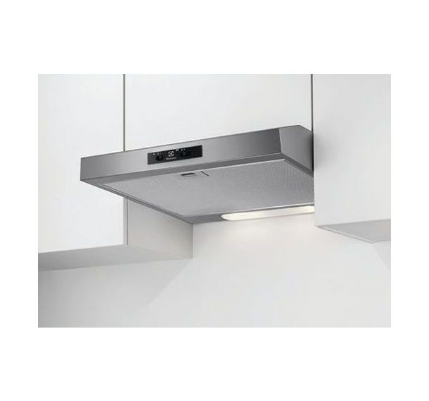 Hotte visière ELECTROLUX-EFU216S-66 Kwh/an-Silver
