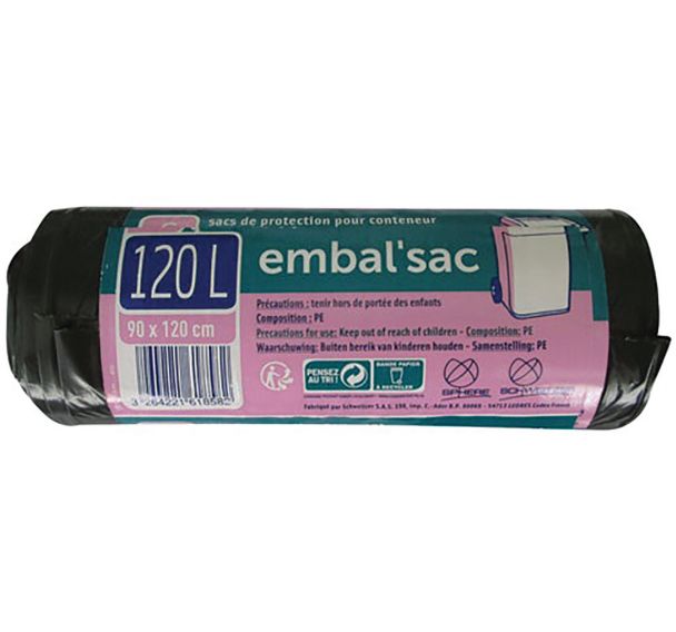 Housse conteneur 120l x6 120pc06582
